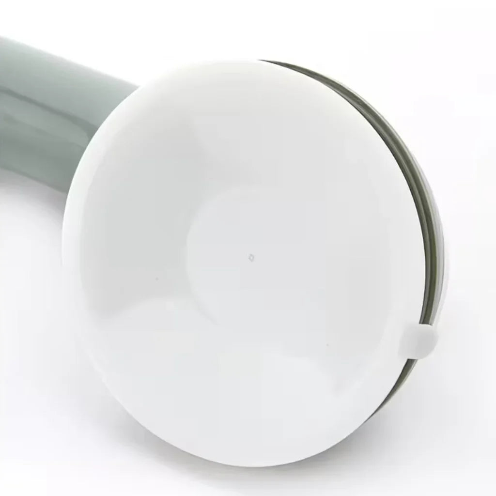 Close-up of adaptive aid with large white suction cup for easy grip and independent living