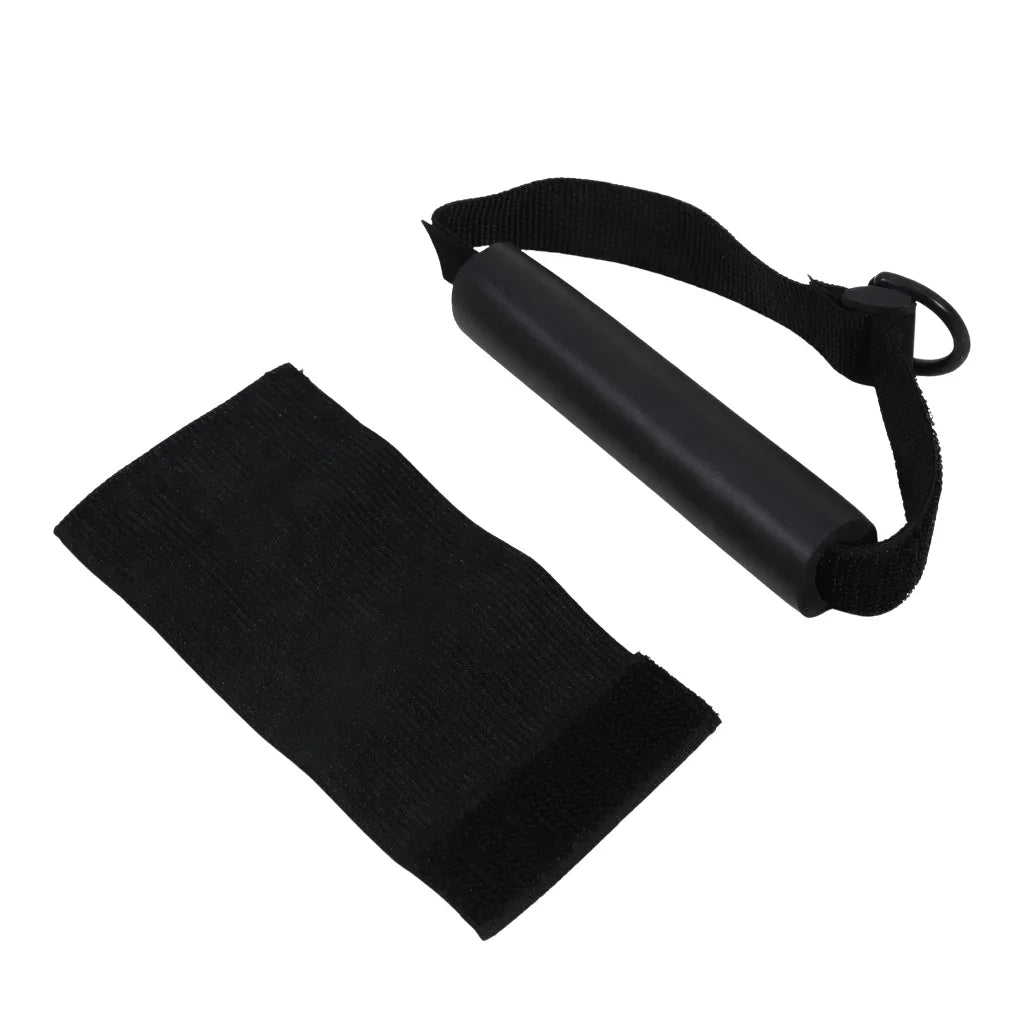 Black adaptive grip aid strap with handle and adjustable Velcro fastener for limited mobility
