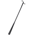 Black adaptive dressing stick with hooked ends for mobility assistance