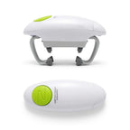 electric jar opener with easy-grip design and green button for arthritis or limited hand strength
